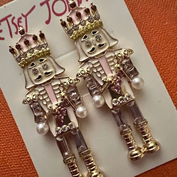 Betsey Johnson Jewelry - 💛 Betsey Johnson NEW festive Nutcracker earrings 💛